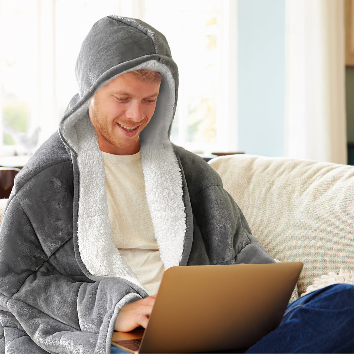 Pur serenity hooded weighted blanket new arrivals