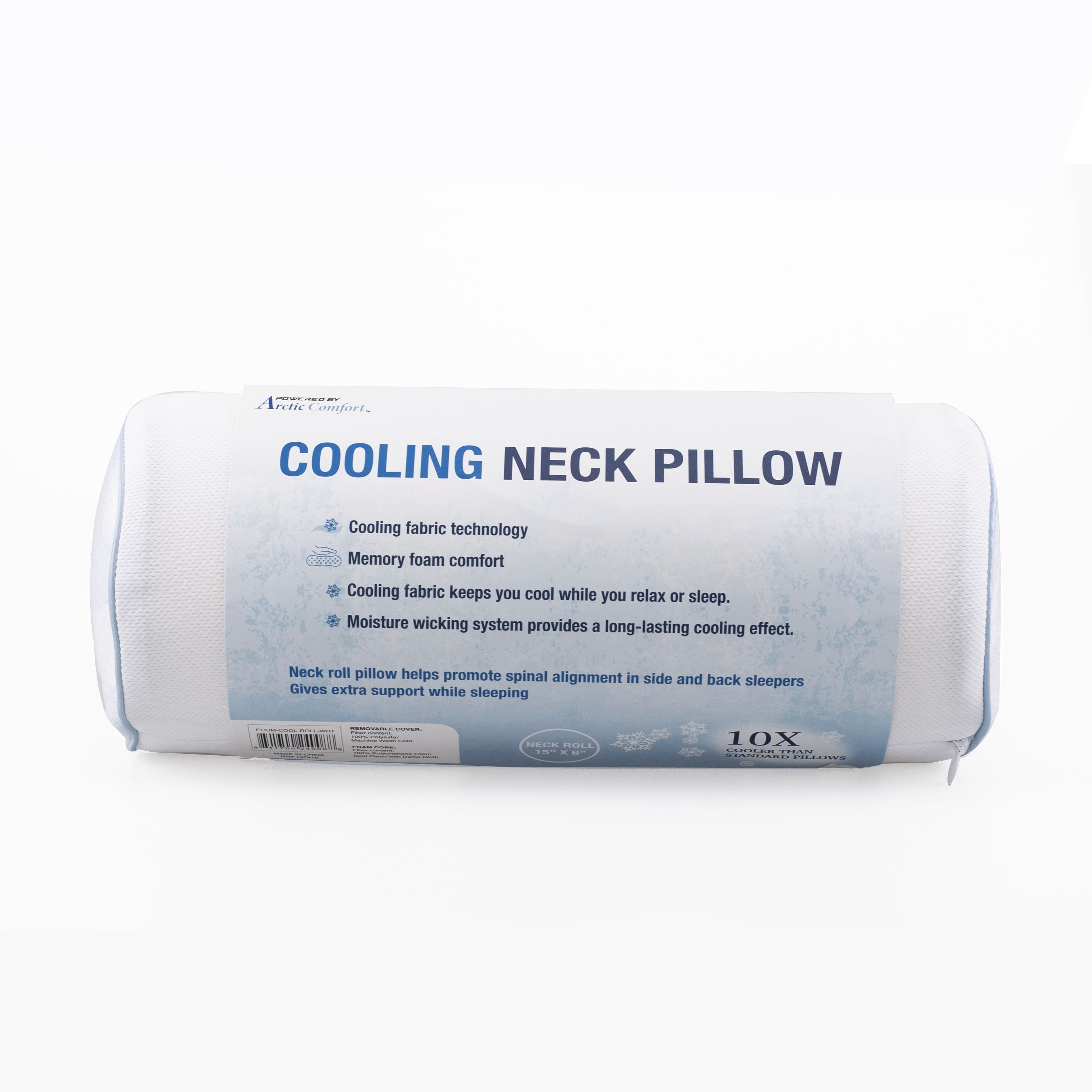 Cooling Neck Roll Pillow for Sleeping, Pain Relief