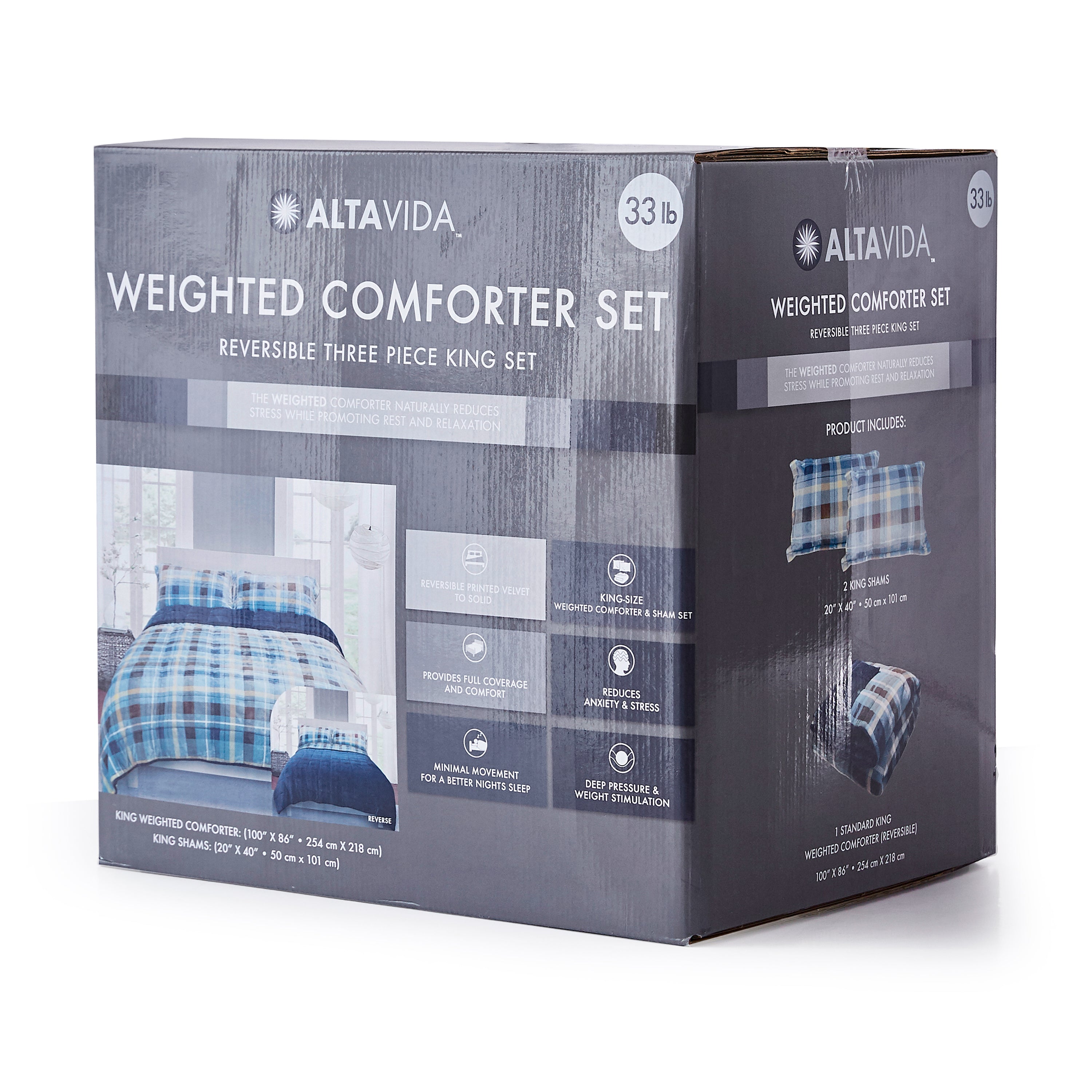 Ultra Soft Weighted Comforter Set