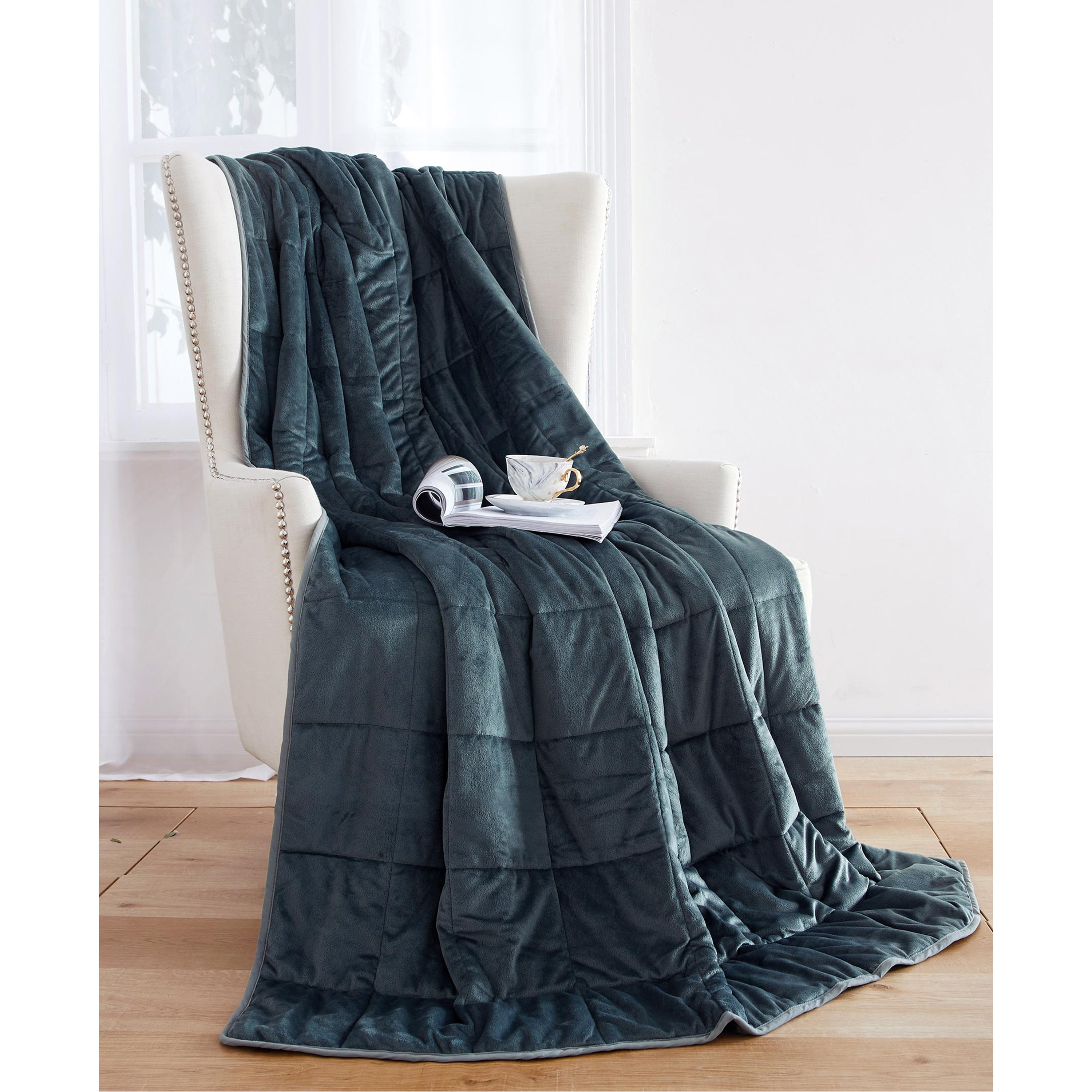 Plush Mink Weighted Oversized Blanket 15 20 lb – Dream Theory